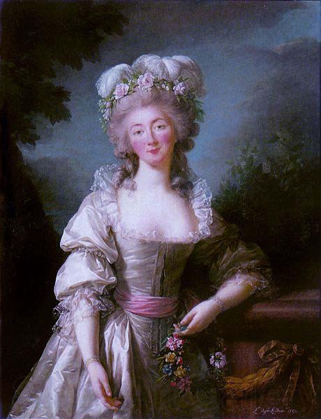 elisabeth vigee-lebrun Portrait of Madame du Barry